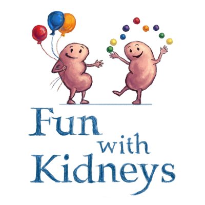 Fun with Kidneys - Logo art designed by Anneliese Juergensen